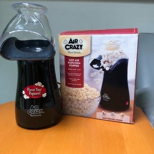 Hot air popcorn maker